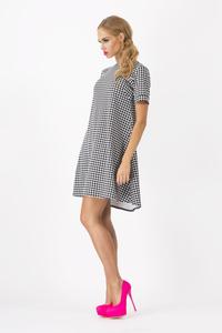 Black&White Houndstooth Mini Dress