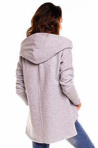 Grey Street Fashion Hoodie Longer Back