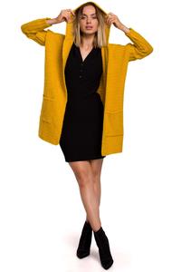 Warm Oversized Sweater with Hood (Honey)