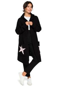 Long Cardigan without Clasp (Black Powder)