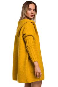 Warm Oversized Sweater with Hood (Honey)