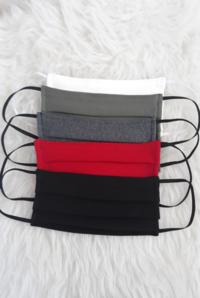 Cotton Face Mask -White Pattern 3