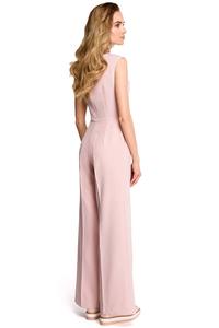 Pink Elegant Evening Ladies Jumpsuit